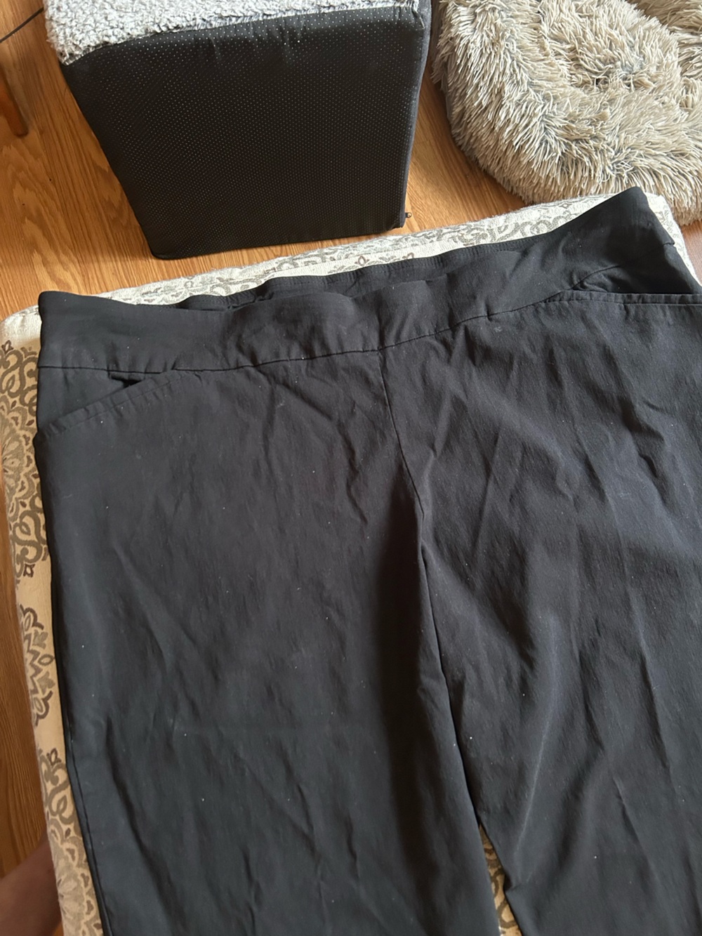 Terra & Sky Black Straight Leg Pants - Picture 2 of 3
